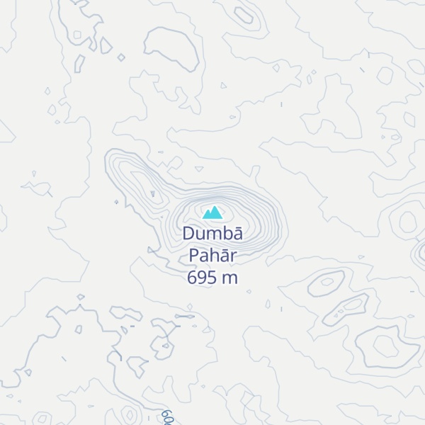 Map of Dumbā Pahār