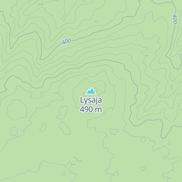 Map of Lysaja