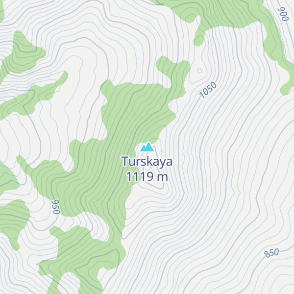 Map of Turskaya