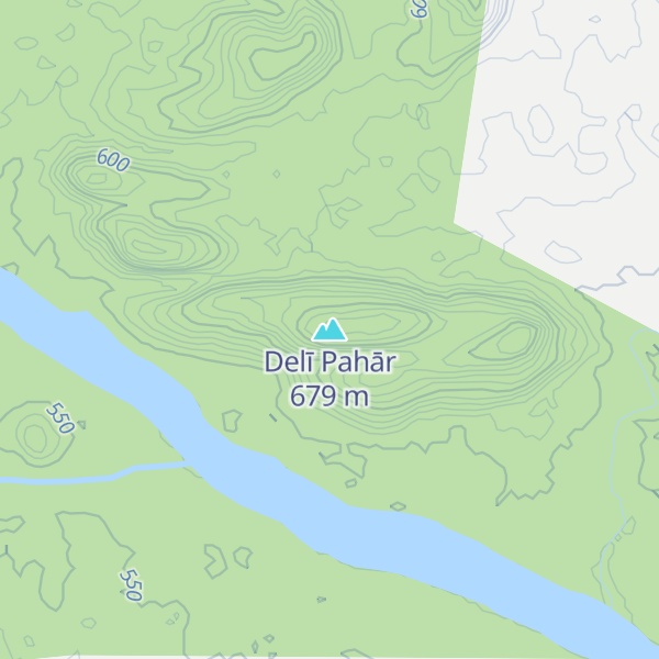 Map of Delī Pahār