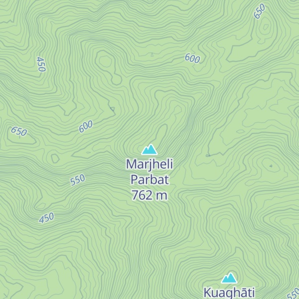 Map of Marjheli Parbat
