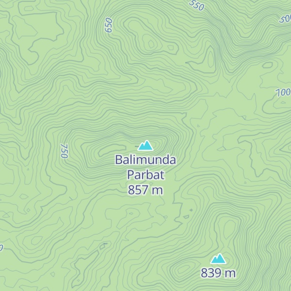 Map of Balimunda Parbat