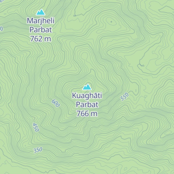 Map of Kuaghāti Parbat