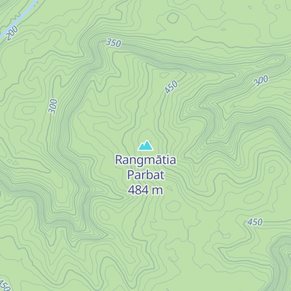 Map of Rangmātia Parbat