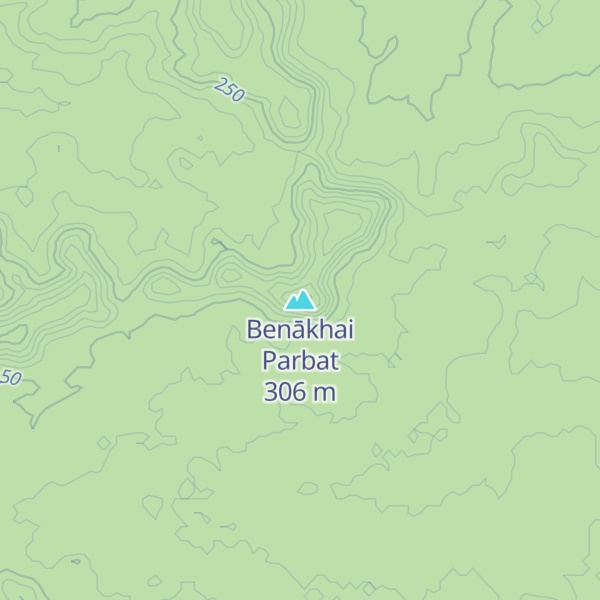 Map of Benākhai Parbat
