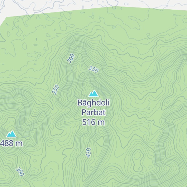 Map of Bāghdoli Parbat