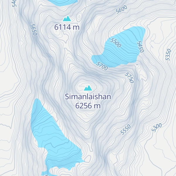 Map of Simanlaishan