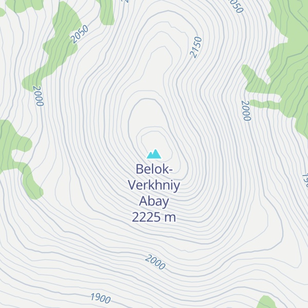 Map of Belok-Verkhniy Abay