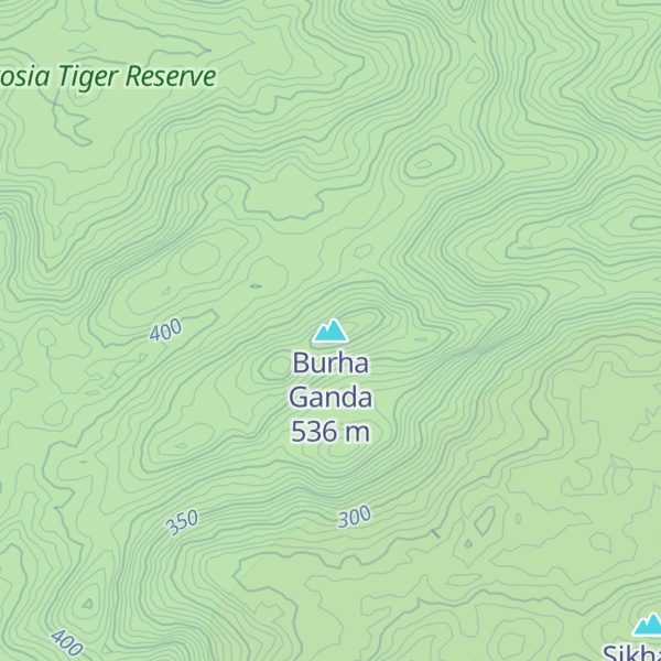 Map of Burha Ganda