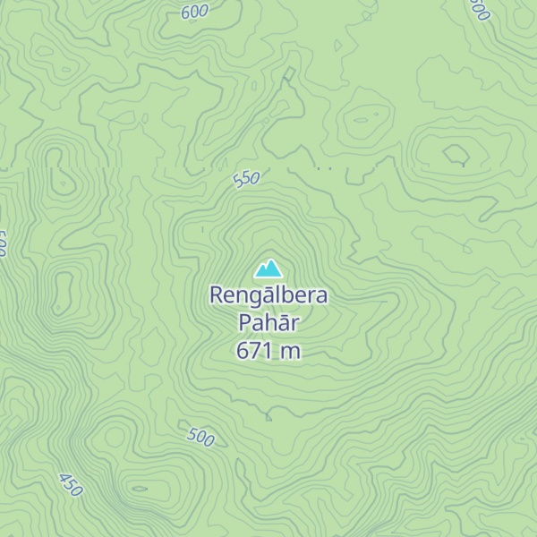 Map of Rengālbera Pahār
