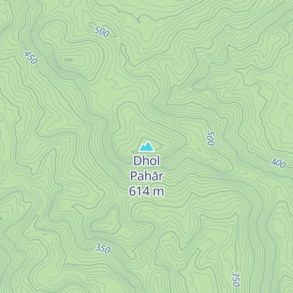 Map of Dhol Pahār