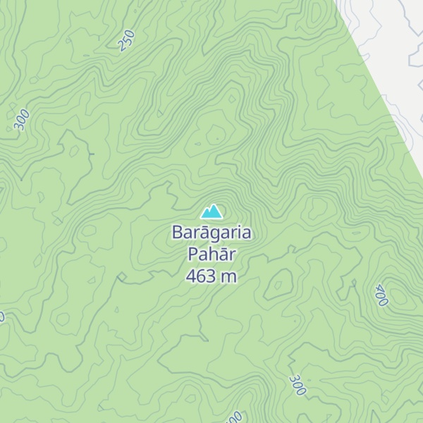 Map of Barāgaria Pahār