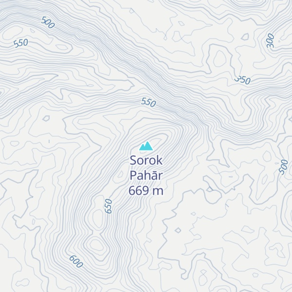 Map of Sorok Pahār