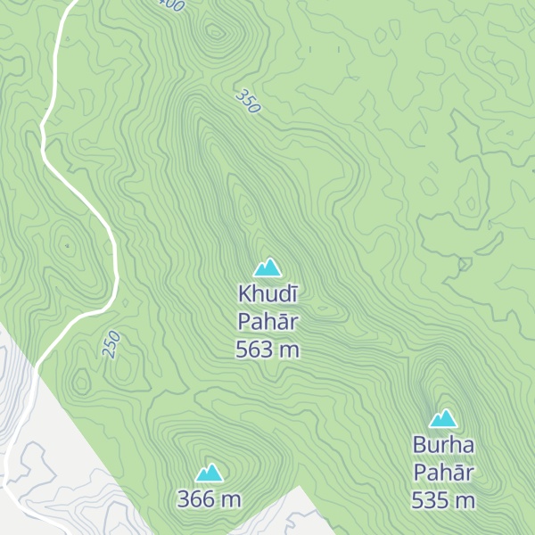 Map of Khudī Pahār