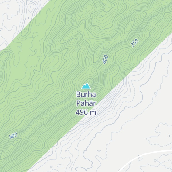 Map of Burha Pahār