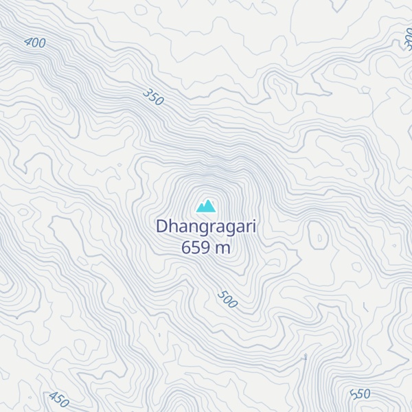 Map of Dhangragari