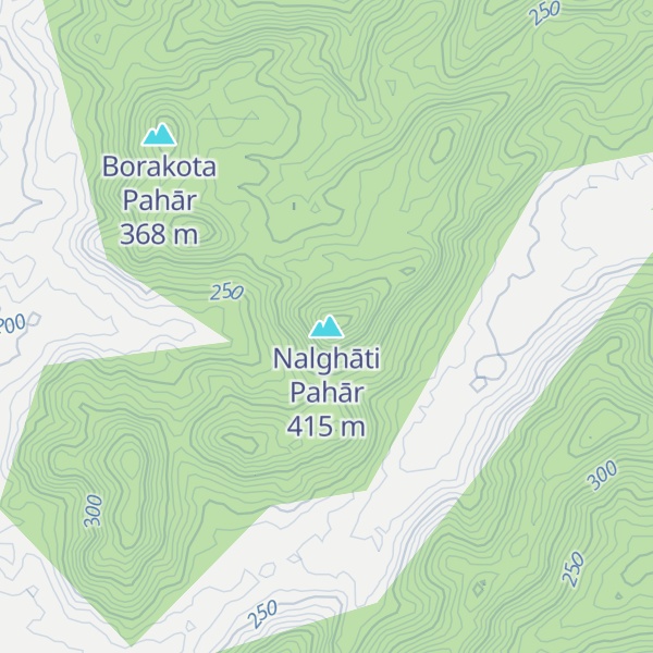 Map of Nalghāti Pahār