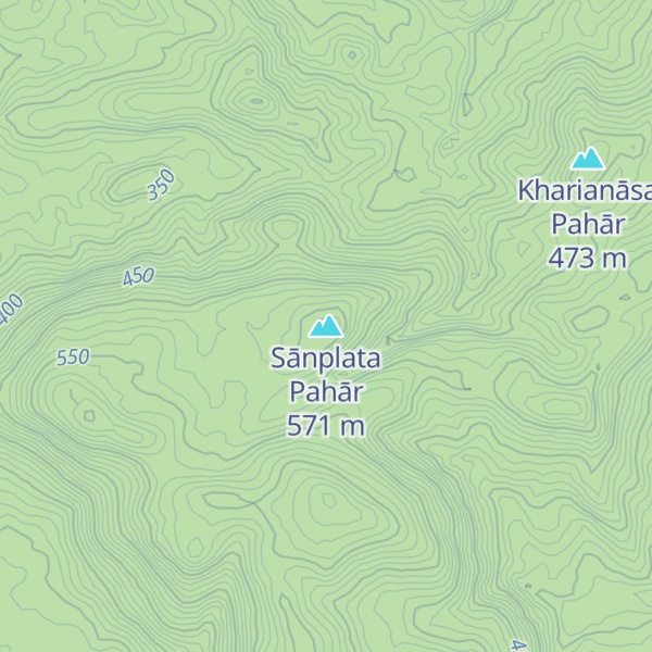 Map of Sānplata Pahār