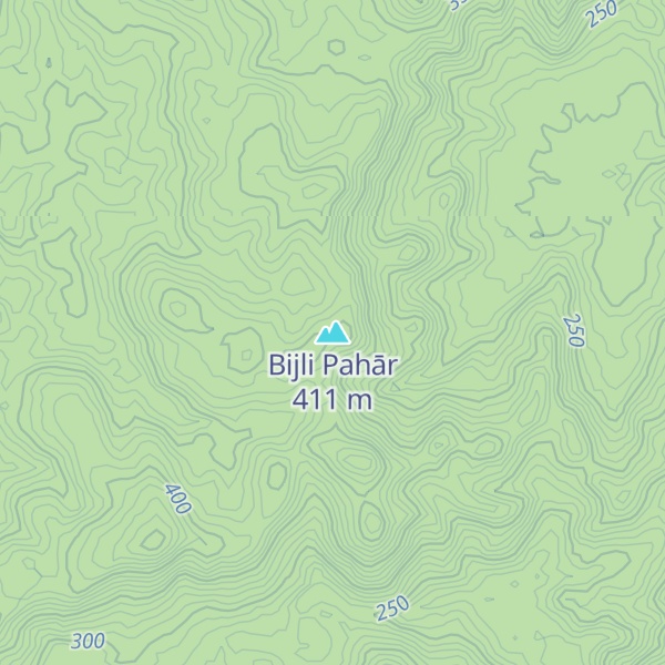 Map of Bijli Pahār