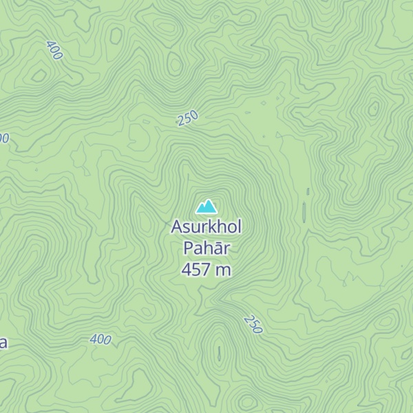 Map of Asurkhol Pahār