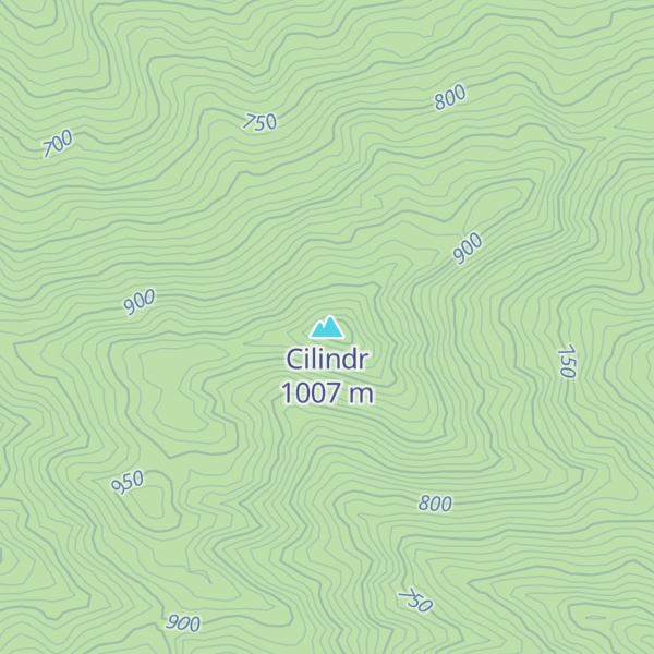 Map of Cilindr