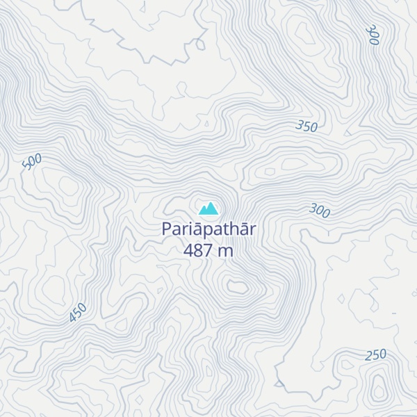 Map of Pariāpathār