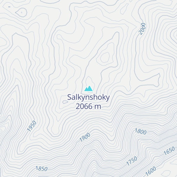 Map of Salkynshoky