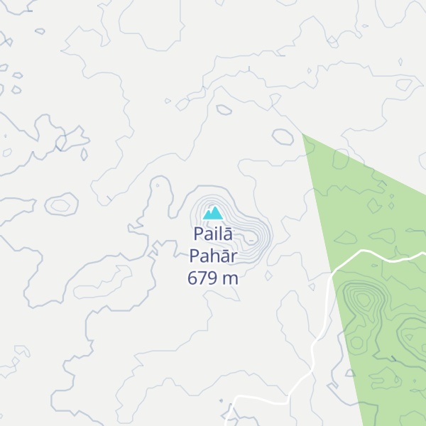 Map of Pailā Pahār