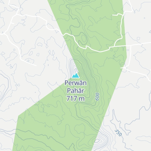 Map of Perwān Pahār