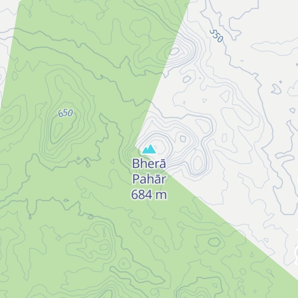 Map of Bherā Pahār