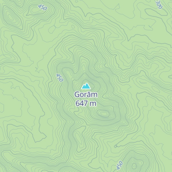 Map of Gorām
