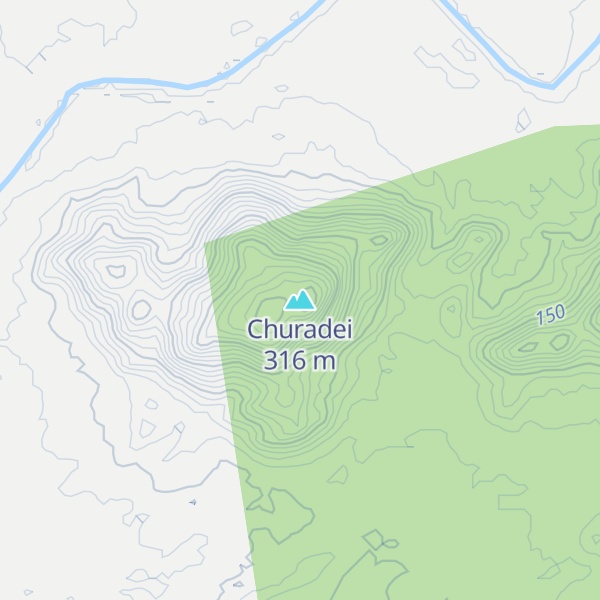 Map of Churadei