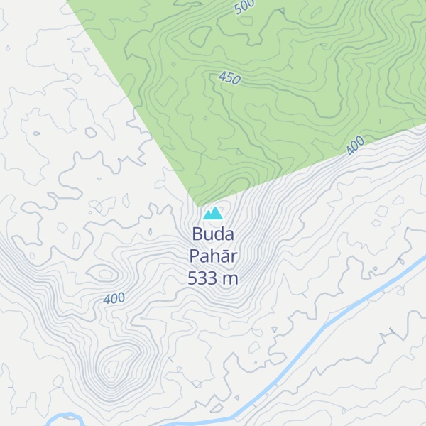 Map of Buda Pahār