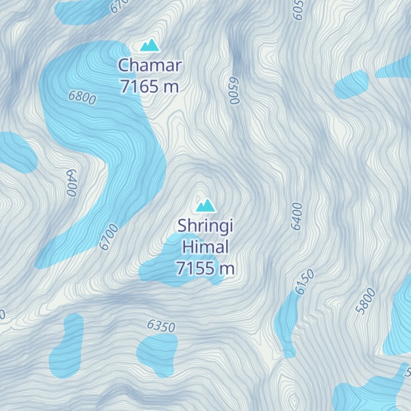 Map of Shringi Himal