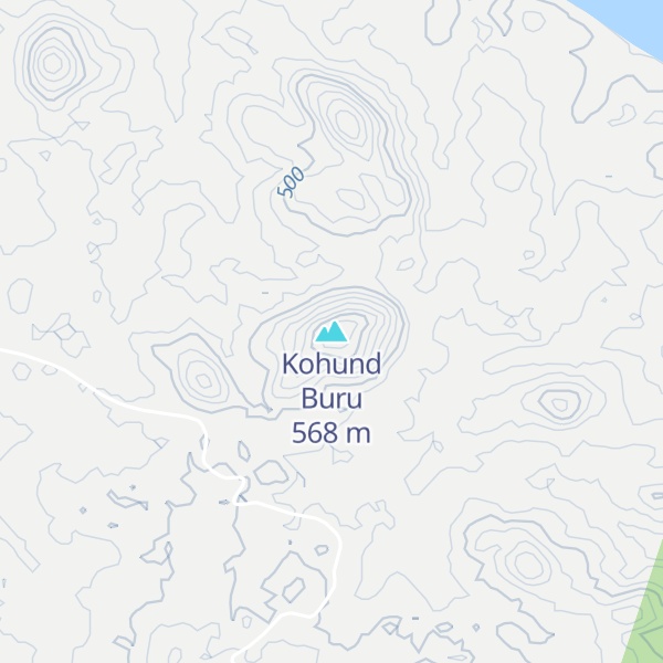 Map of Kohund Buru