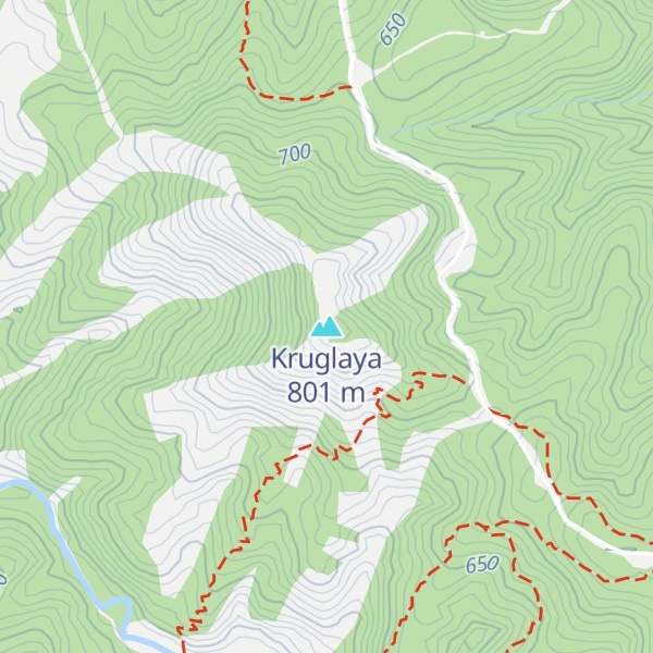 Map of Kruglaya