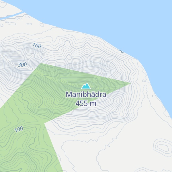 Map of Manibhādra