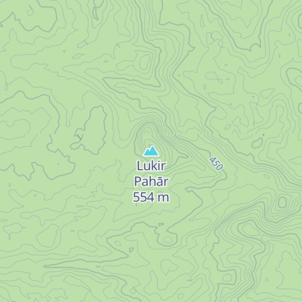 Map of Lukir Pahār