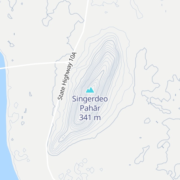 Map of Singerdeo Pahār