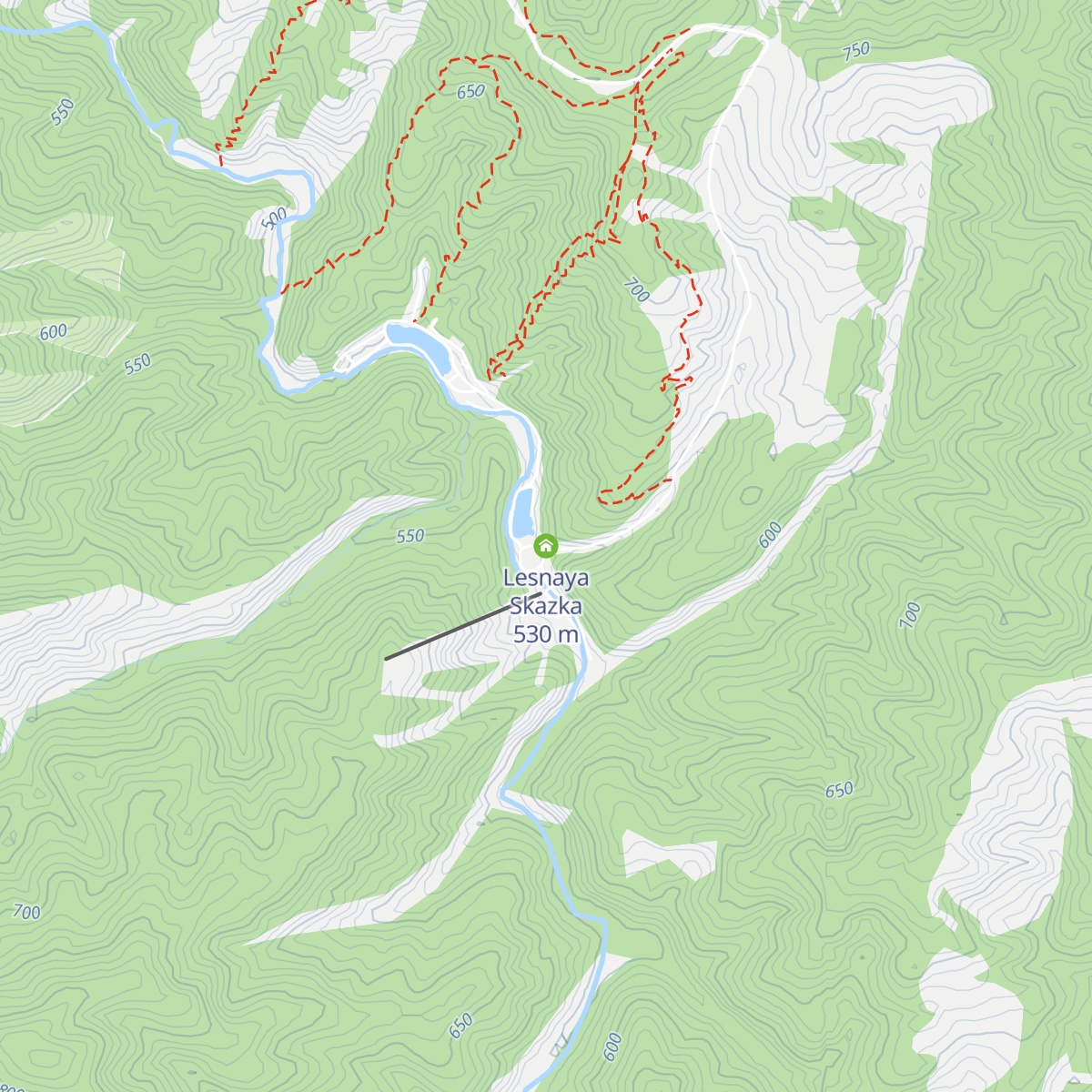 Lesnaya Skazka map