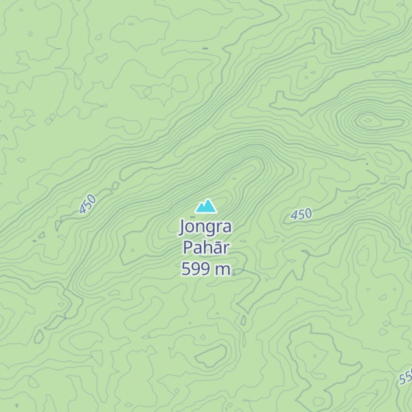 Map of Jongra Pahār