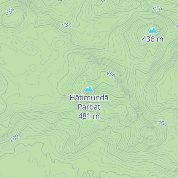 Map of Hātimundā Parbat