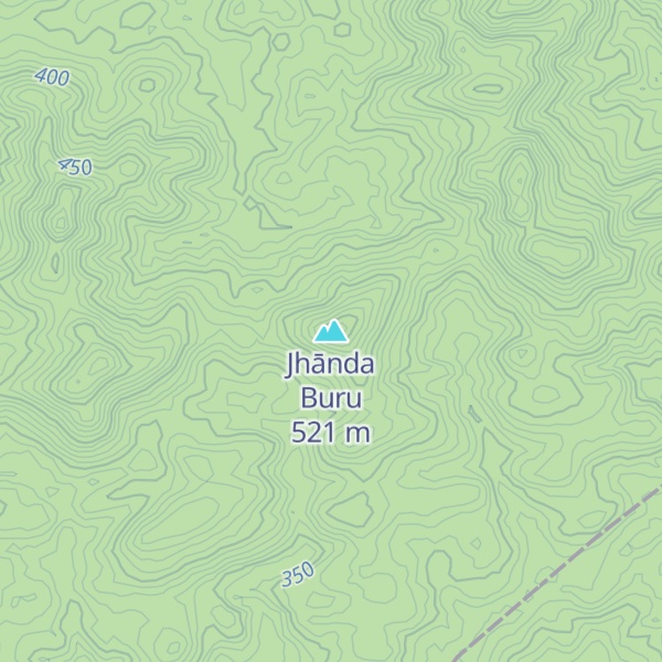 Map of Jhānda Buru