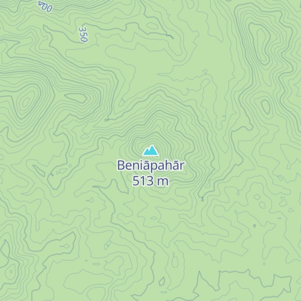 Map of Beniāpahār