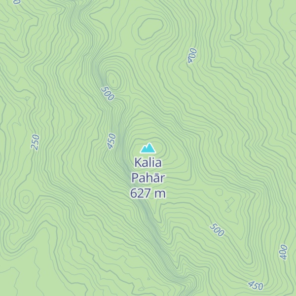 Map of Kalia Pahār