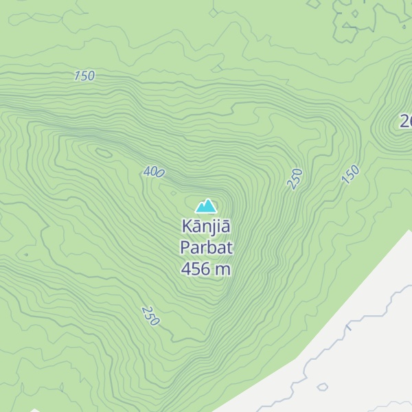Map of Kānjiā Parbat