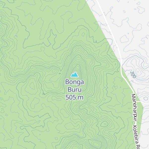 Map of Bonga Buru