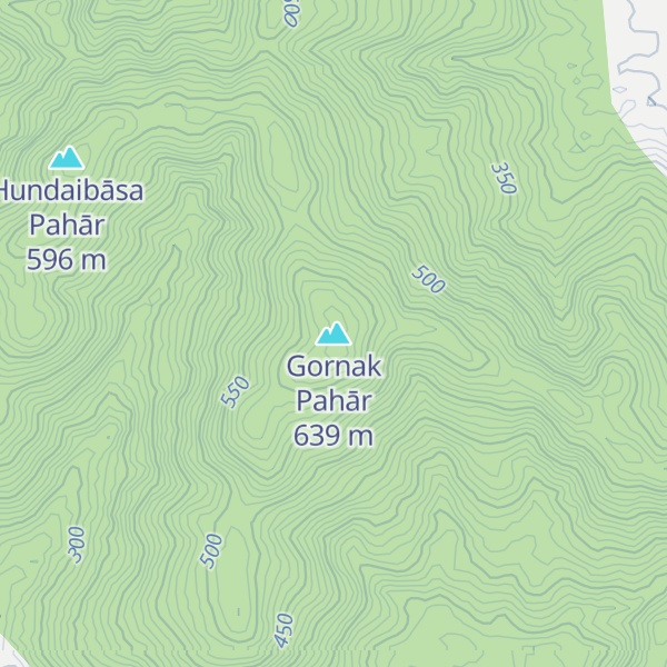 Map of Gornak Pahār