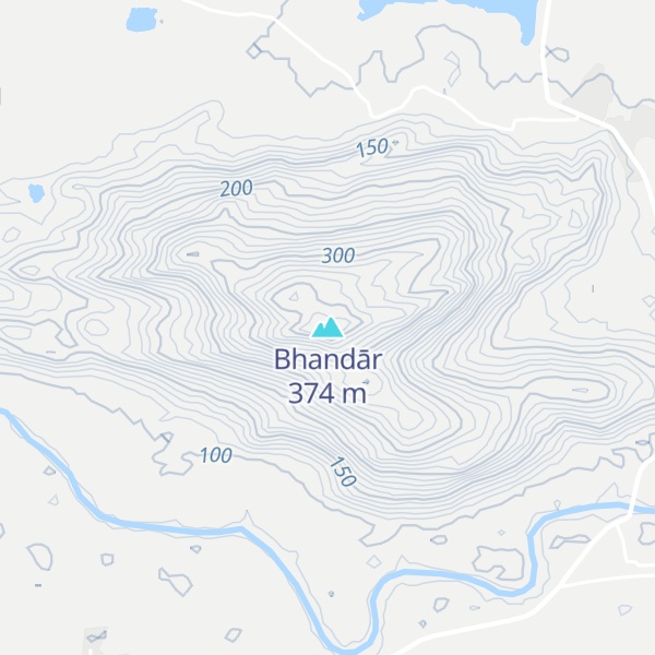 Map of Bhandār