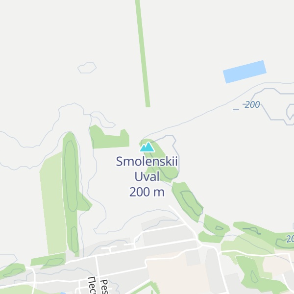 Map of Smolenskii Uval